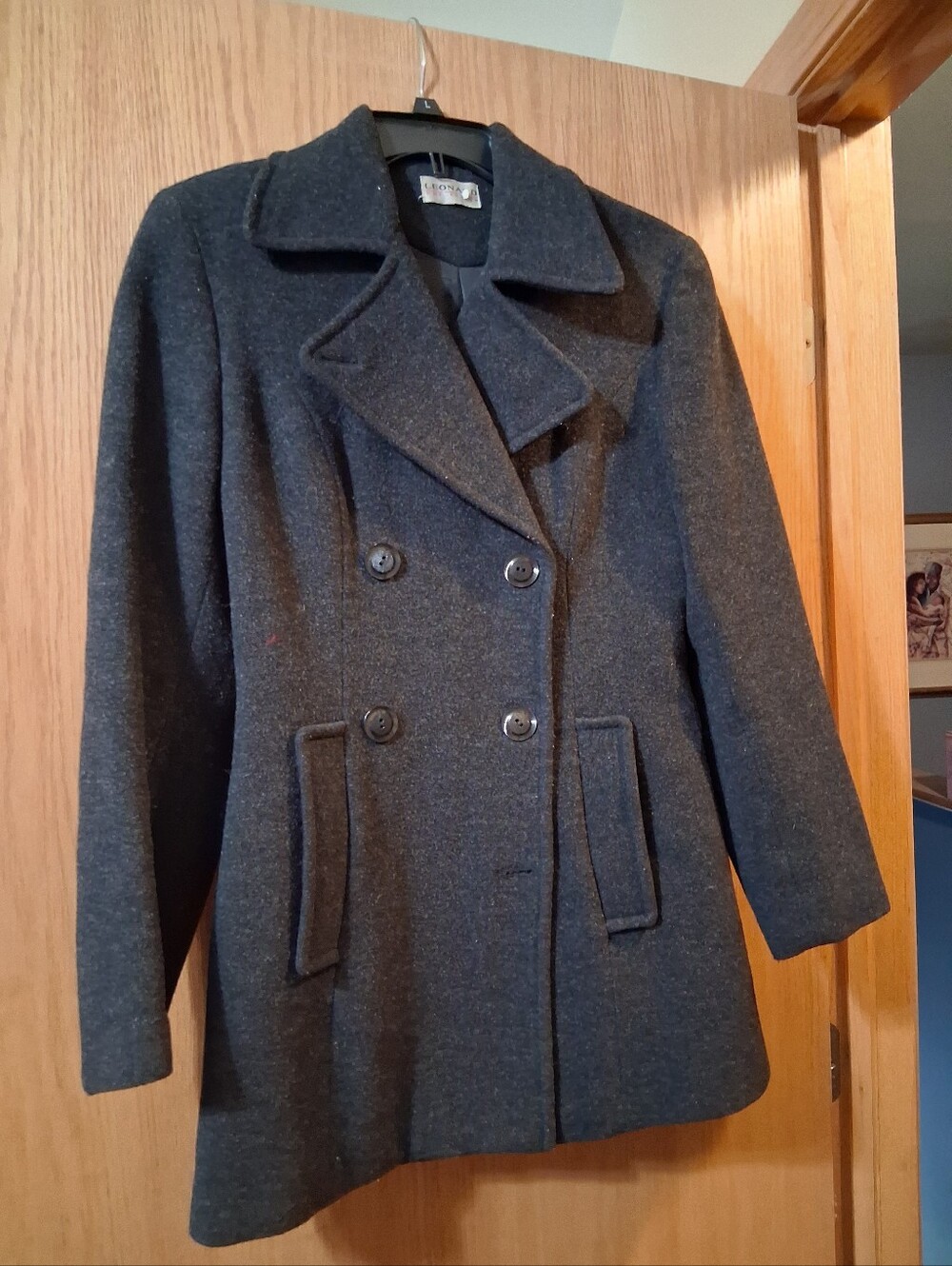 Leonard Collection, Romania, wool blend coat, Classic Double Breasted